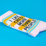 Men's I Like Cats More Than People Socks