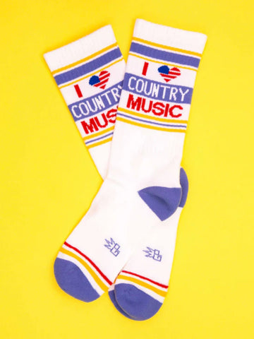 Men's I Love Country Music Socks