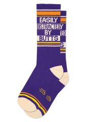Men's Easily Distracted By Butts Socks