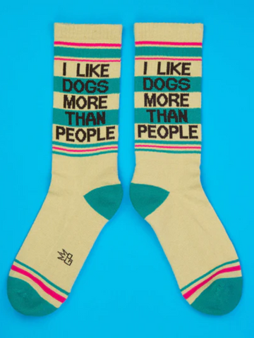 Women's I Like Dogs More Than People Socks