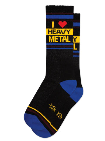 Women's I Love Heavy Metal Socks