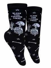 Women's Bless This Fucking Mess Socks