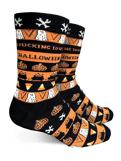 Men's I Fucking Love Halloween Socks