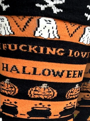 Men's I Fucking Love Halloween Socks