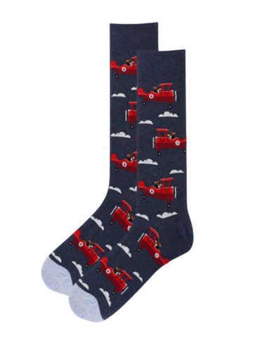 Men's Aviator Pup Socks