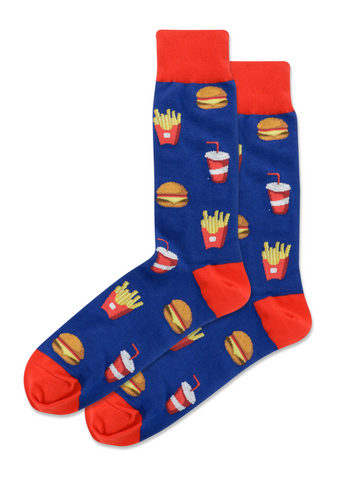 Men's Burger And Fries Socks