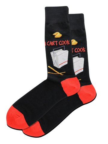 Men's I Can't Cook Socks