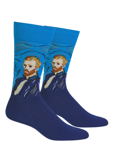 Men's Self Portrait By Van Gogh Socks