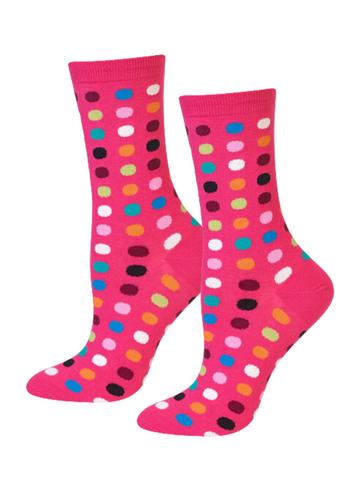 Women's Large Dot Socks