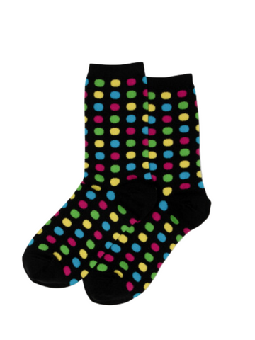 Women's Large Dot Socks