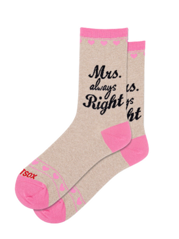 Women's Mrs. Always Right Socks