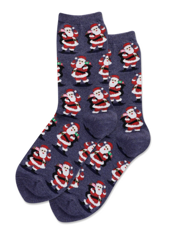 Women's Santa With Presents Socks