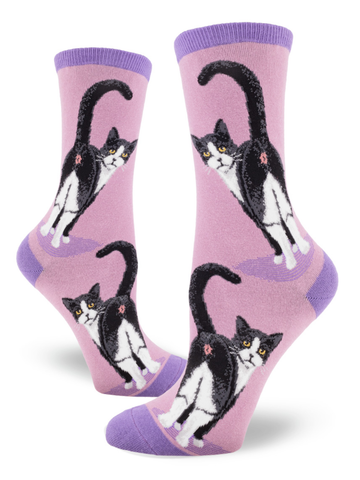 Women's Tuxedo Cat Butt Socks