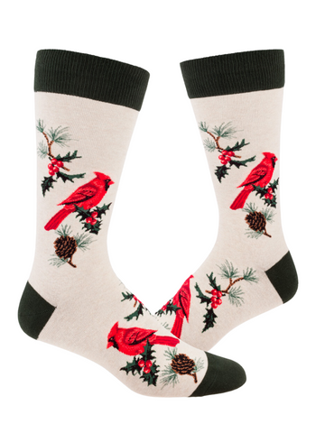 Men's Cardinal Socks