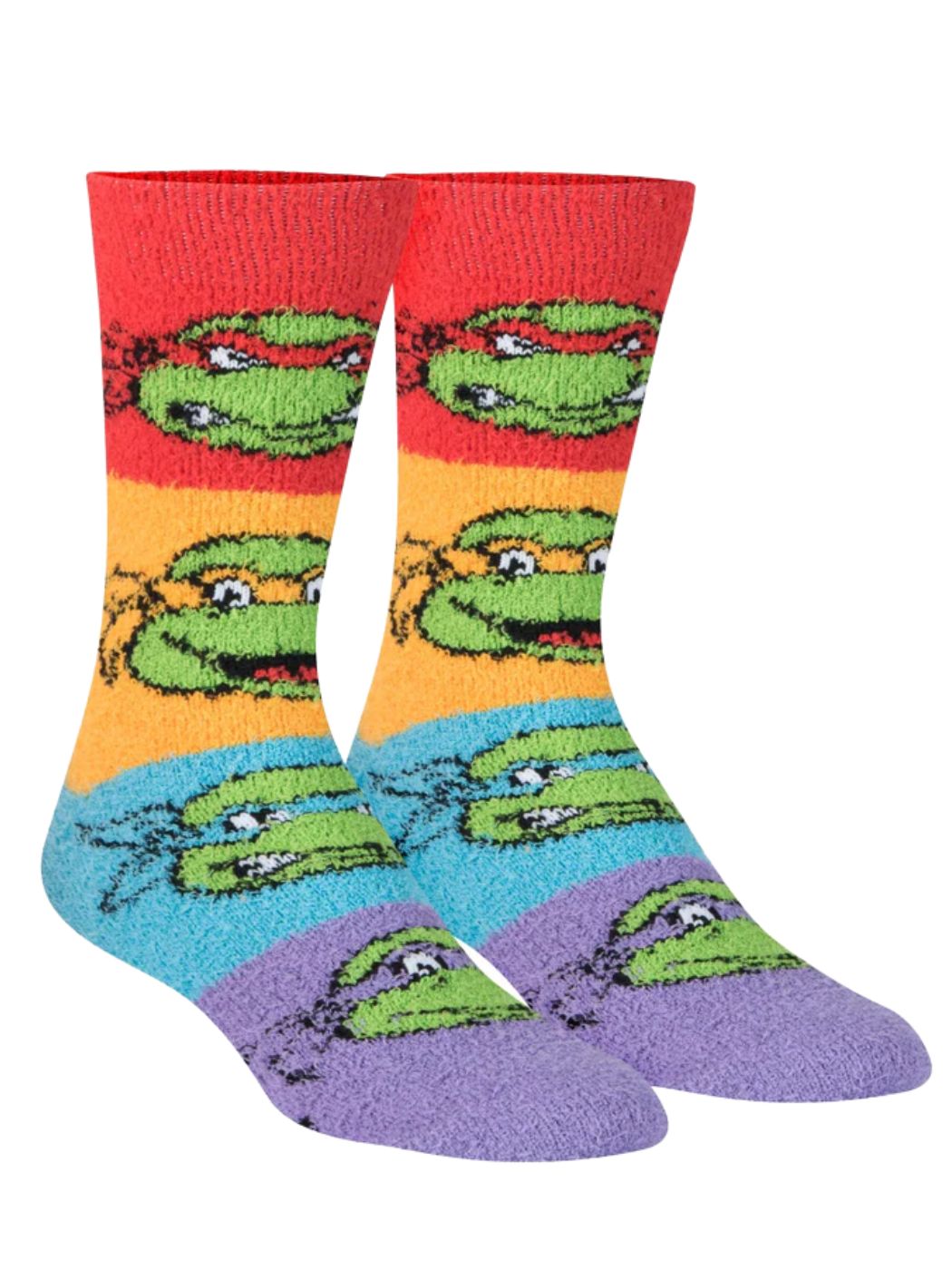 Women's Fuzzy Teenage Mutant Ninja Turtle Socks – Sock City