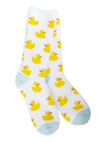 Women's Cozy Ducky Slipper Socks