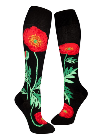 Women's Bold Poppies Socks