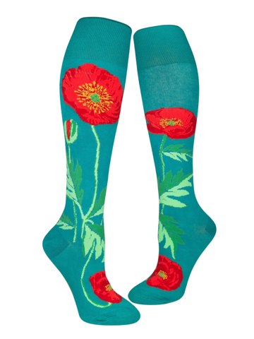 Women's Bold Poppies Socks