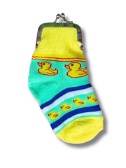 Rubber Ducky Sock Coin Purse