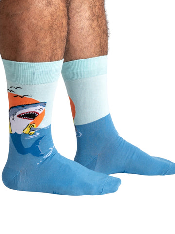 Men's S.O.S. Shark Socks
