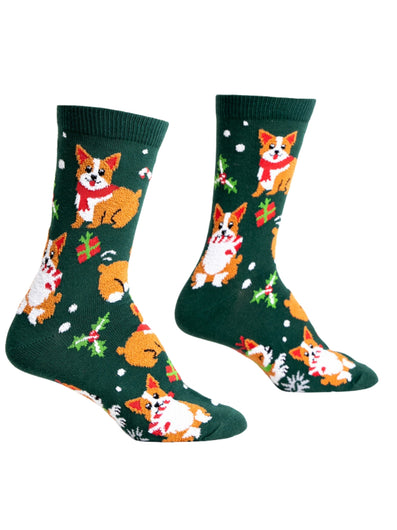 Women's Merry Corgmas Socks