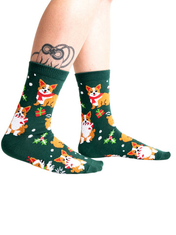 Women's Merry Corgmas Socks