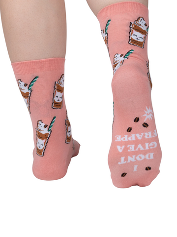 Women's Cat-Puccino Socks