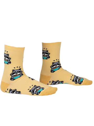 Women's I Just Love Raccoons and Ramen, Ok? Socks