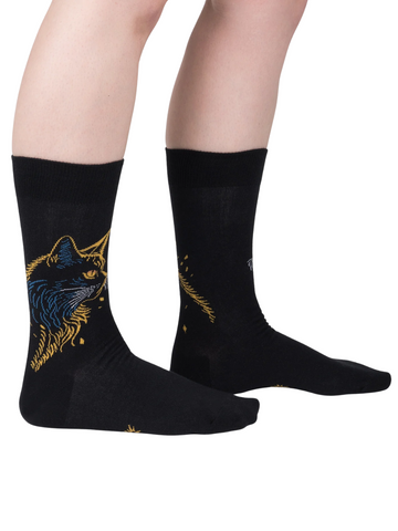 Men's Night Cat Socks