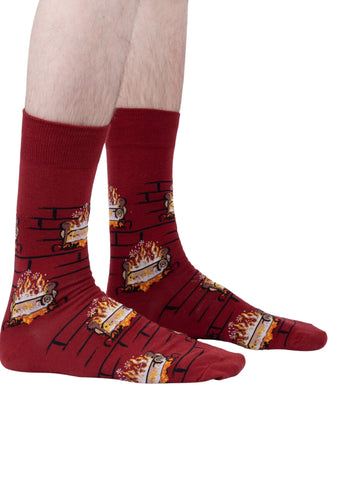 Men's Yule Log Socks