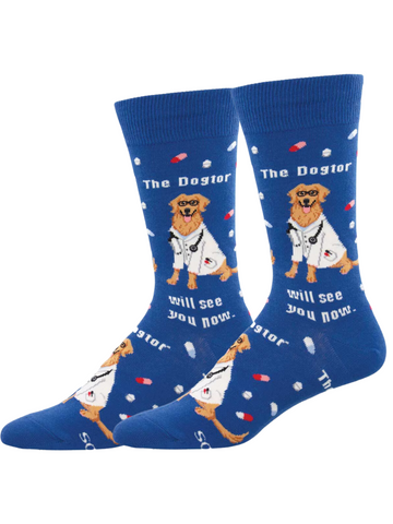 Men's Dog Doctor Socks