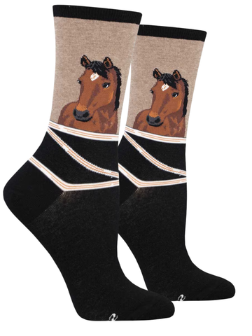 Women's Hey Neigh-Bor Horse Socks