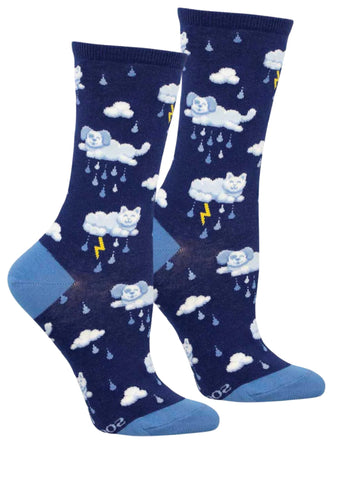 Women's Raining Cats And Dogs Socks