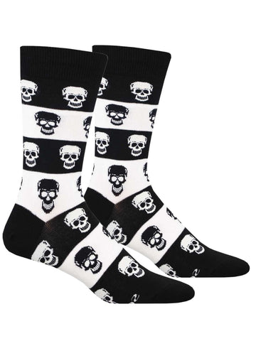 Men's Skull Stripe Socks