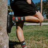 Men's Bamboo Woodies On The Wharf Socks