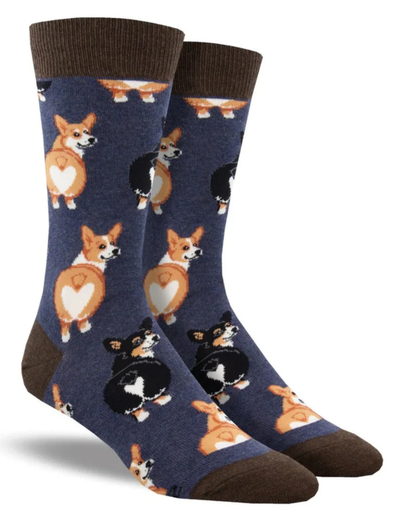 Men's Corgi Butt Socks