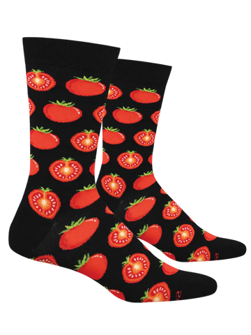 Men's Bamboo Tantalizing Tomatoes Socks
