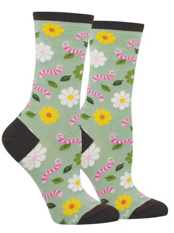 Women's Wiggly Worm Socks