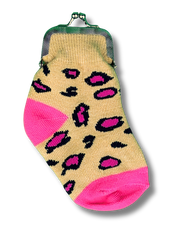 Sassy Leopard Print Sock Coin Purse