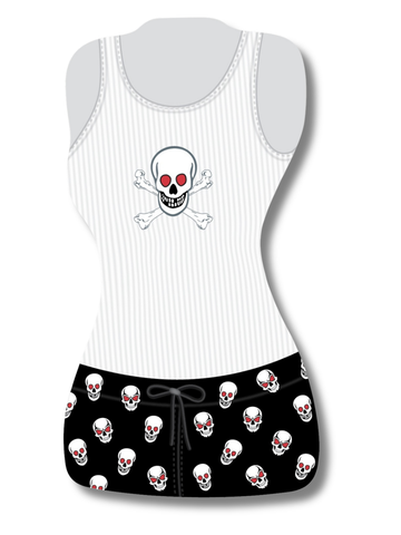 Magic Skull Top N Short Set