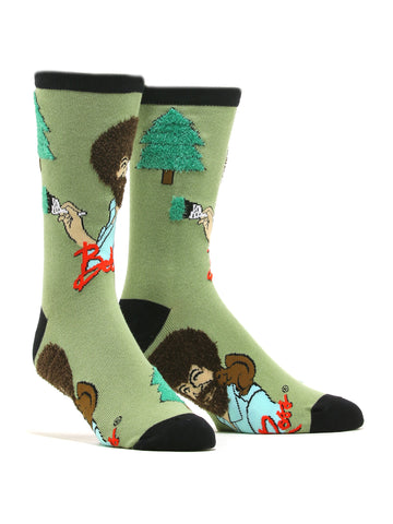 Men's Bob Ross - Painting Socks