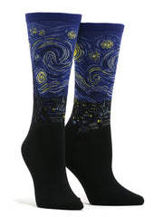 Women's Starry Night By Van Gogh Socks