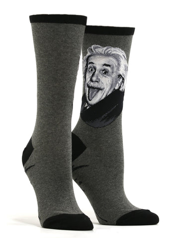 Women's Einstein Portrait Socks