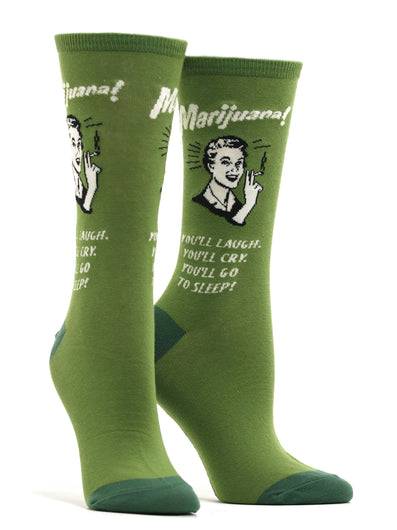 Women's Mary Jane Retro Spoof Socks