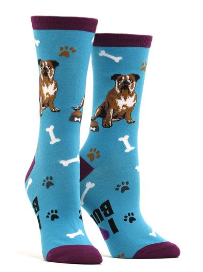 Women's Bulldog Socks