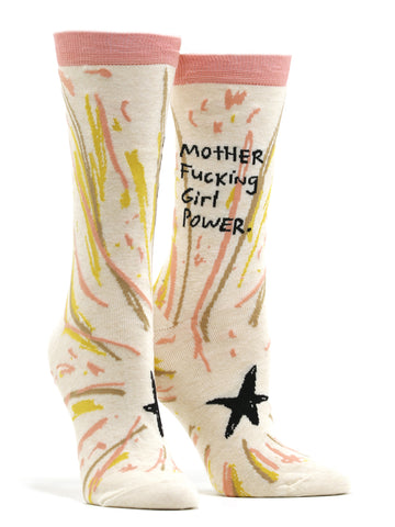 Women's Motherfucking Girl Power Socks