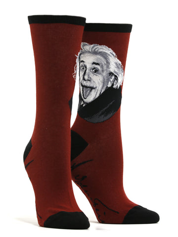 Women's Einstein Portrait Socks
