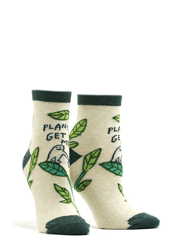 Women's Plants Get Me Socks
