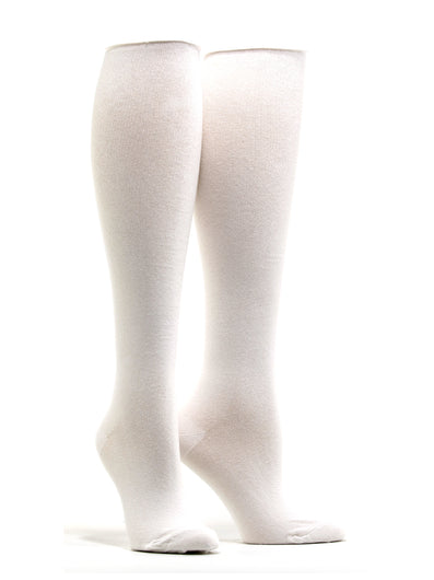 Women's Solid White Socks
