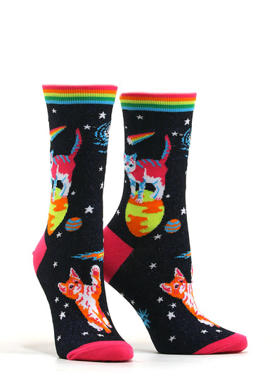 Women's Space Cats Socks